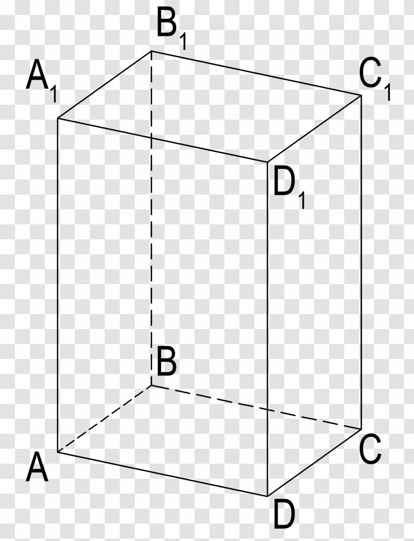 Skew Lines Perpendicular Parallelepiped Geometry - Line Segment - Euclidean Transparent PNG