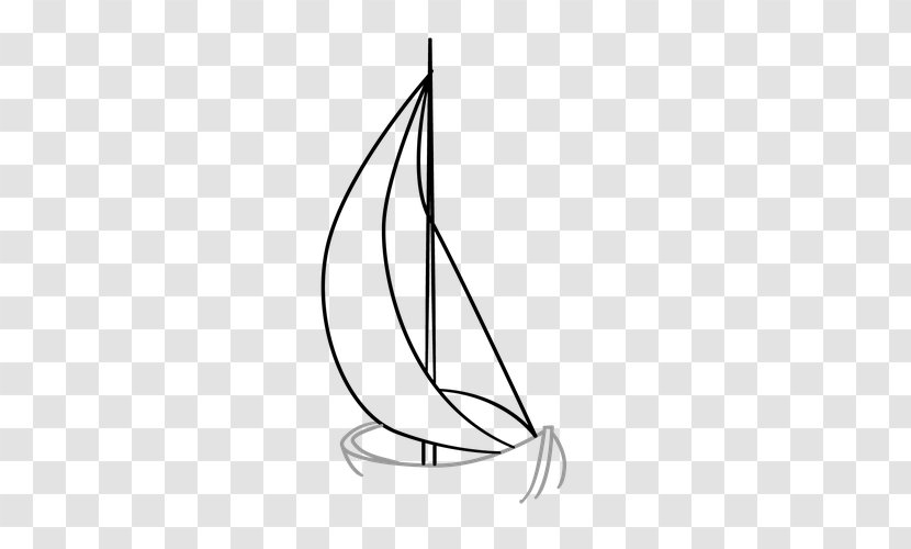 Sail Drawing Pencil Line Art Boat - Mast Transparent PNG
