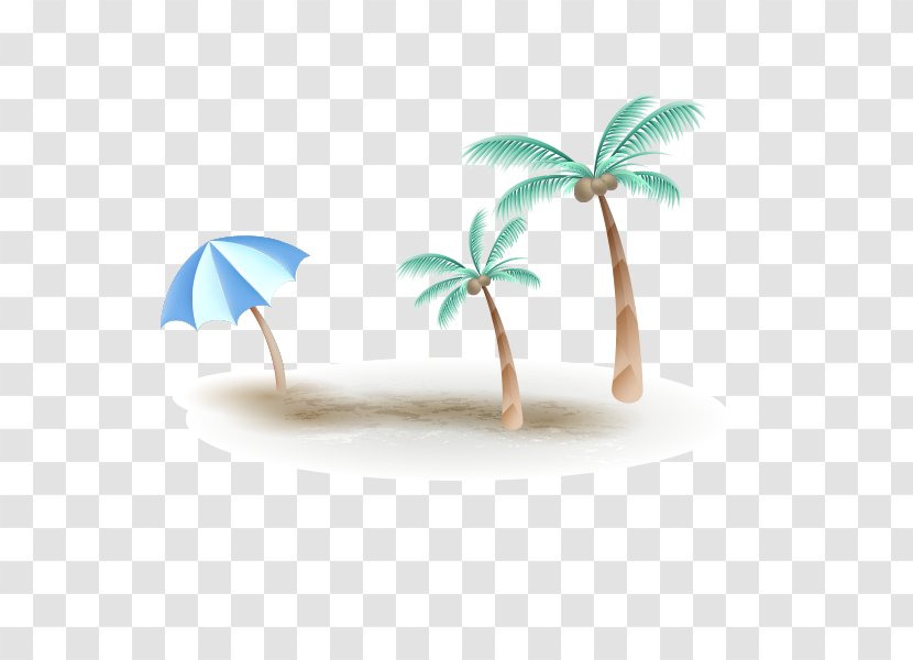Drawing Photography Royalty-free Illustration - Tree - Sandy Beach Transparent PNG