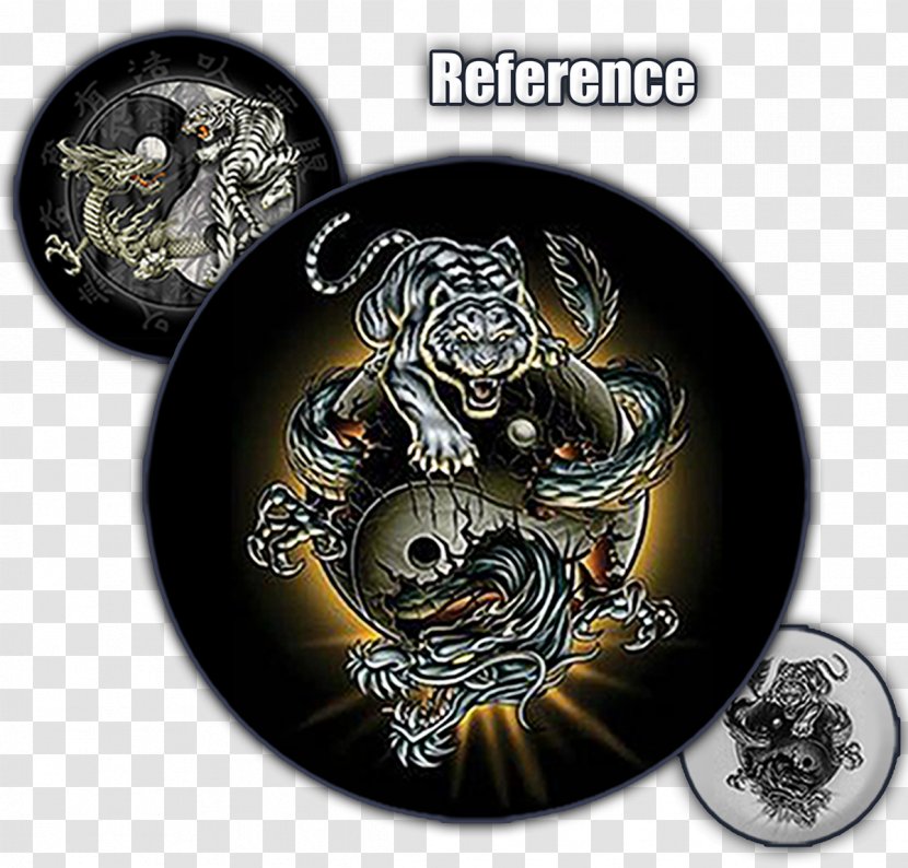 Tiger Chinese Dragon Yin And Yang - White Transparent PNG