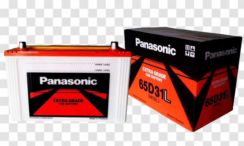 Automotive Battery Panasonic VRLA Rechargeable Transparent PNG