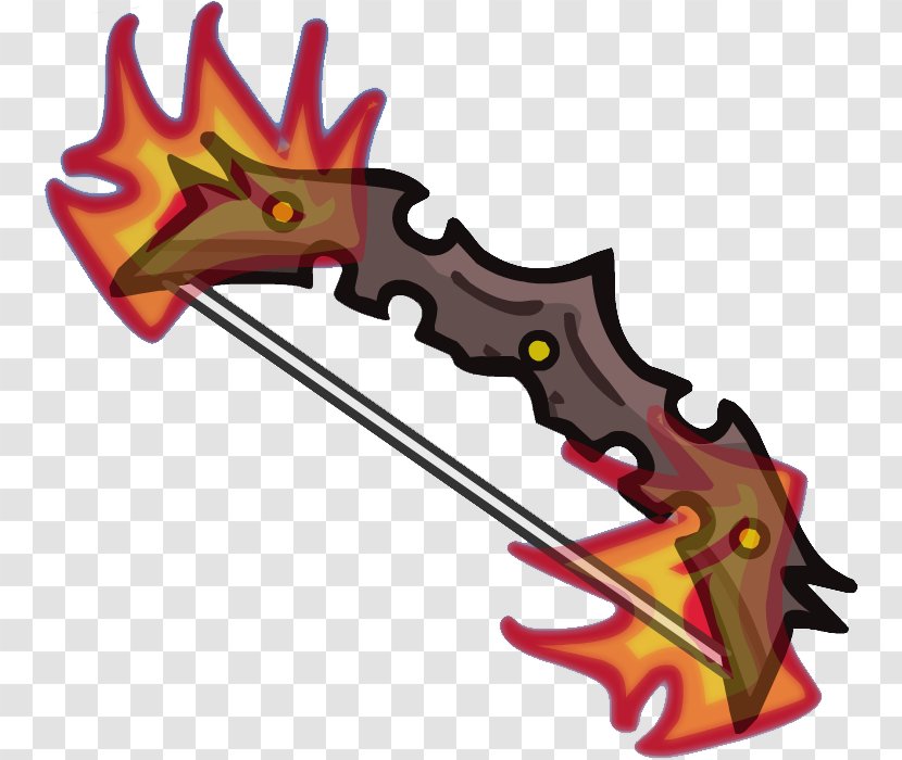 Bow And Arrow Weapon Wikia Fire - Armour - Crypt Transparent PNG