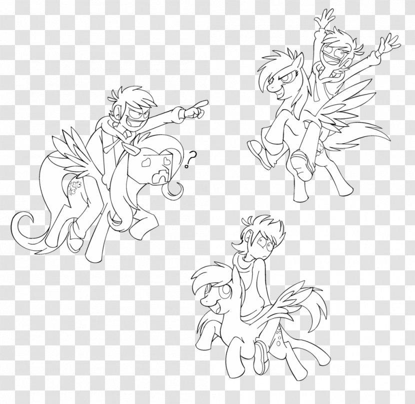 Visual Arts Line Art White Cartoon Sketch - Black And - Fly Away Transparent PNG