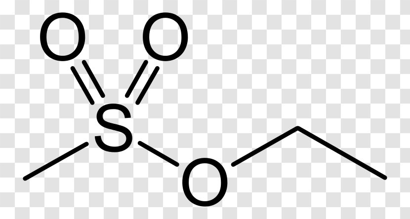 Ethyl Methanesulfonate Dimethyl Sulfate Mutagen Organic Compound Molecule - Chemical - Symbol Transparent PNG
