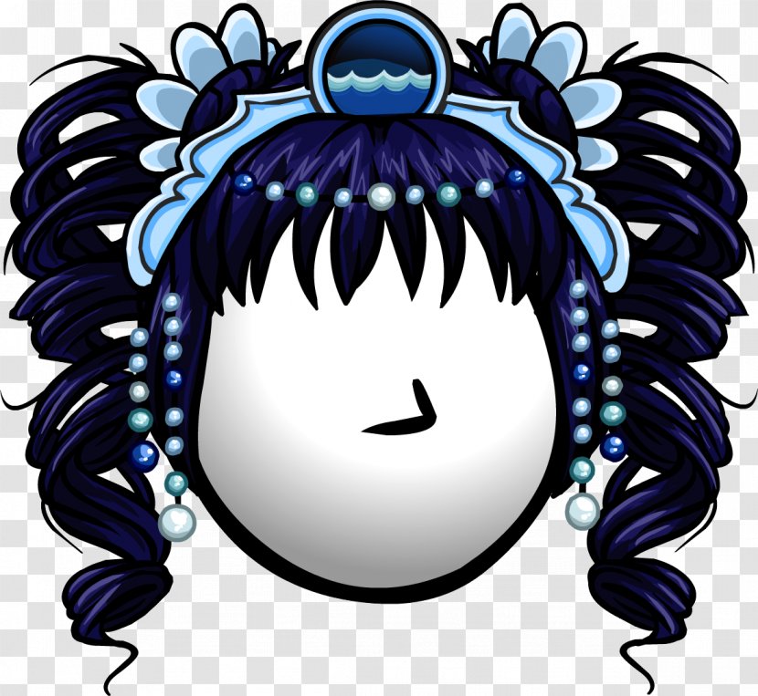 Club Penguin Wiki Blue - Black Hair - Ripples Transparent PNG
