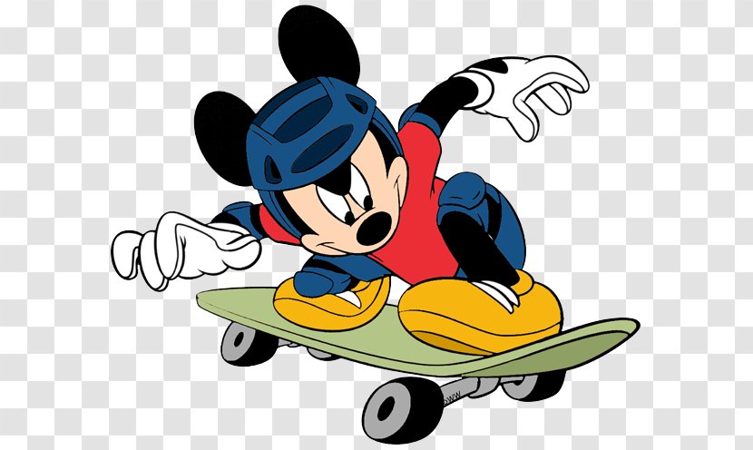 Mickey Mouse Minnie Disney's Extremely Goofy Skateboarding Donald Duck - Disney S Transparent PNG