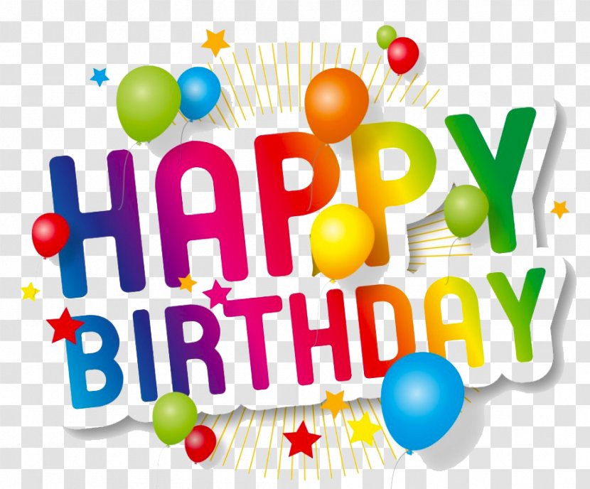 Happy Birthday To You Party Greeting & Note Cards Wish - Text Transparent PNG