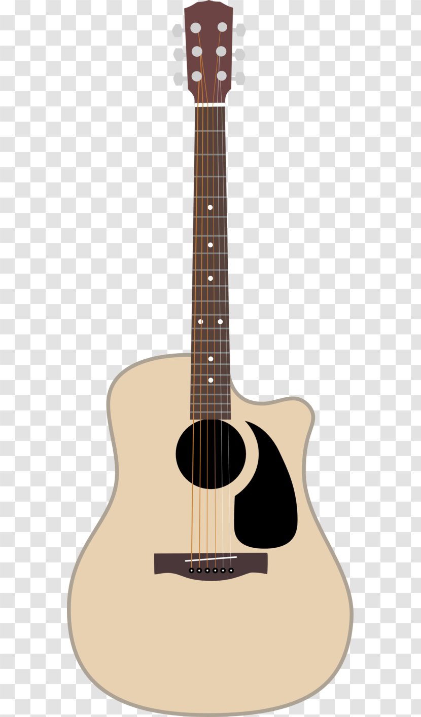 Steel-string Acoustic Guitar Electric - Dreadnought Transparent PNG