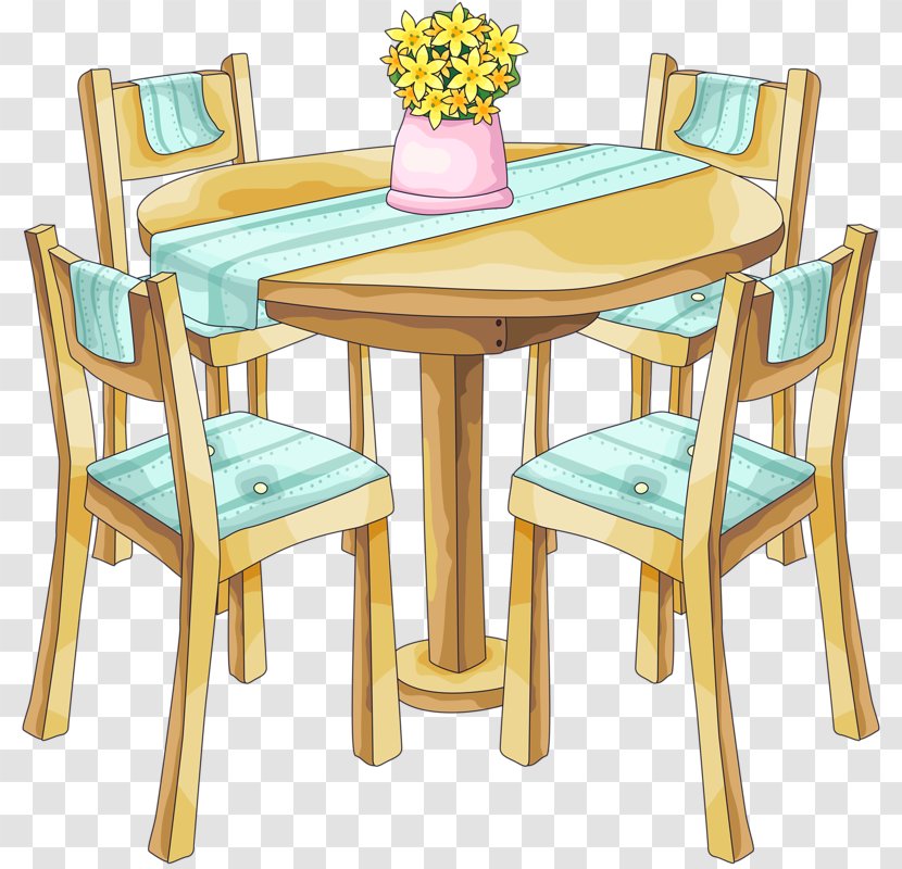 Table Dining Room Matbord Clip Art - Rectangle - Kitchen Transparent PNG