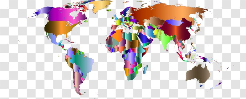 World Map Globe - Vector Transparent PNG