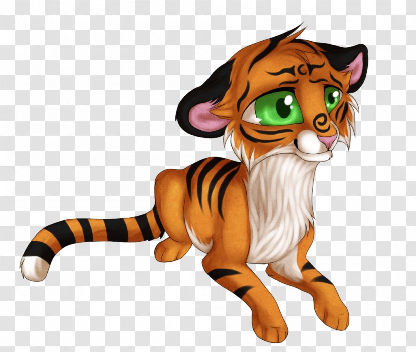 Whiskers Tiger Cat Drawing - Like Mammal - Far Away Transparent PNG