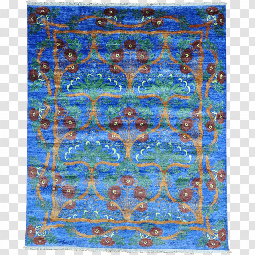 Oriental Rug Art Silk Symmetry Arts And Crafts Movement - Carpet Transparent PNG