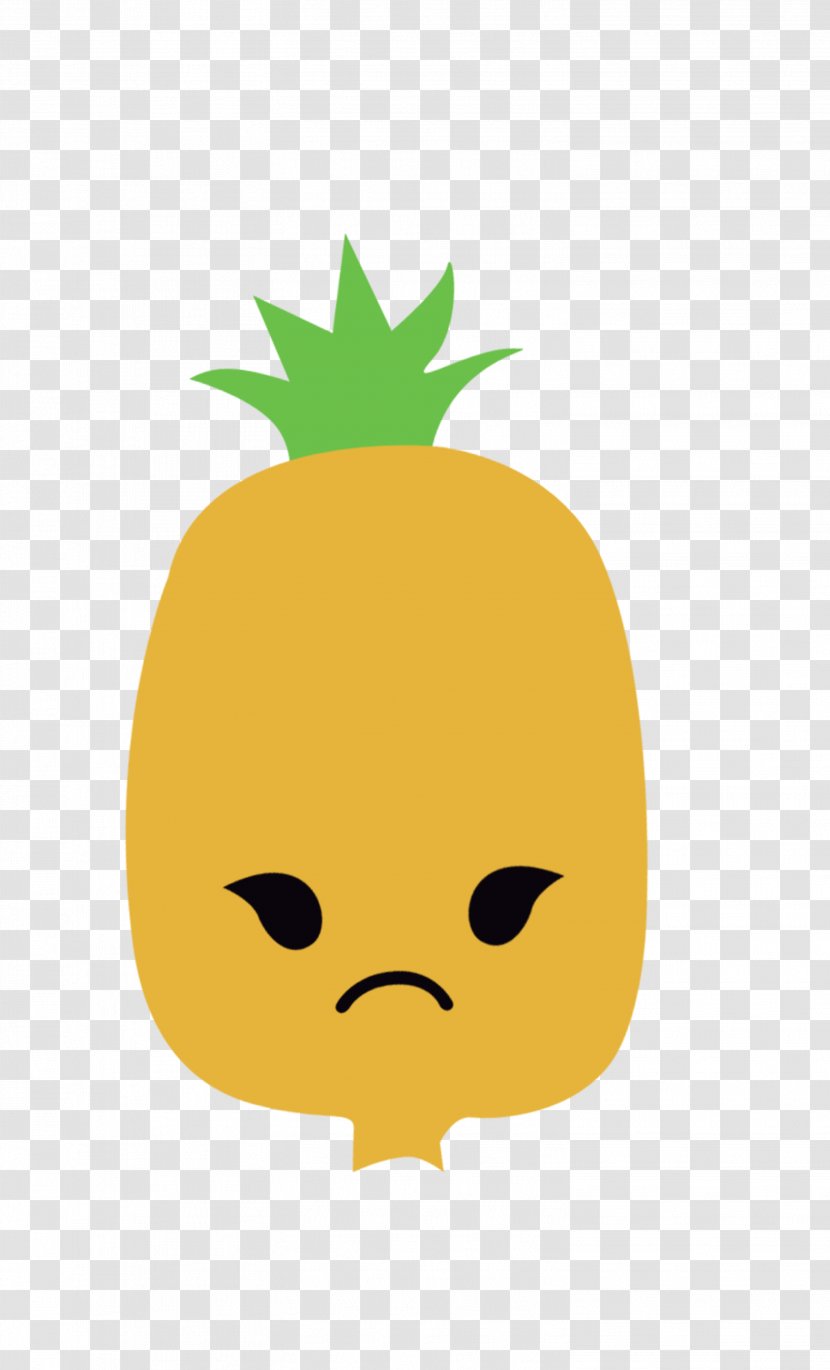 Pineapple Drawing - Radish Carrot Material Free To Pull Transparent PNG