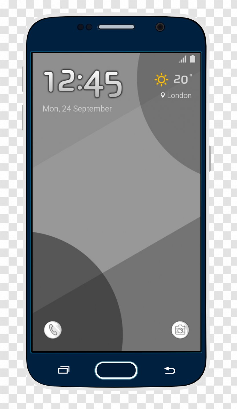 Feature Phone Smartphone Mobile Accessories IPhone - Text - Simple Grey Transparent PNG