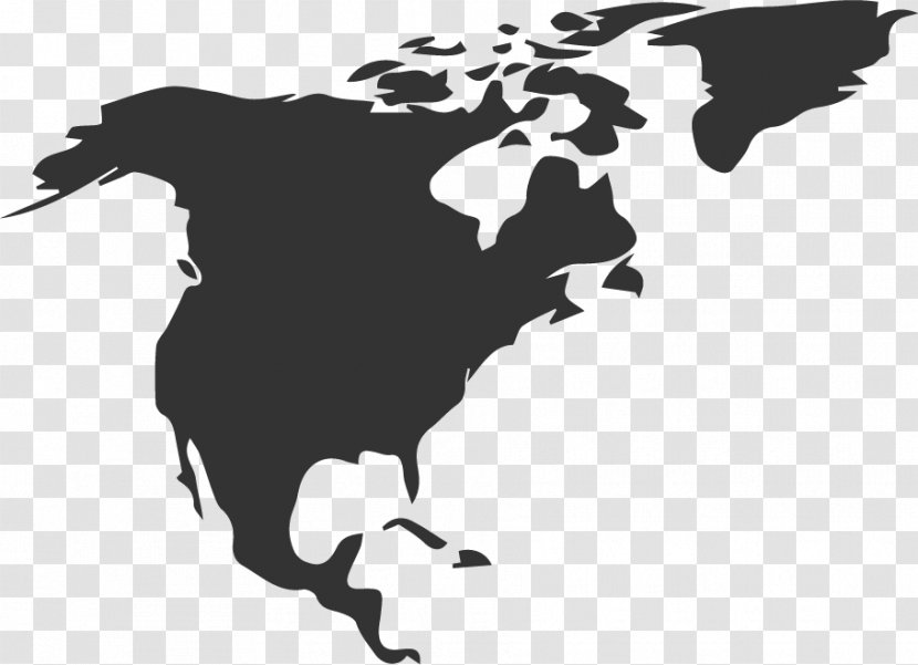 World Map United States Of America Globe - Silhouette Transparent PNG