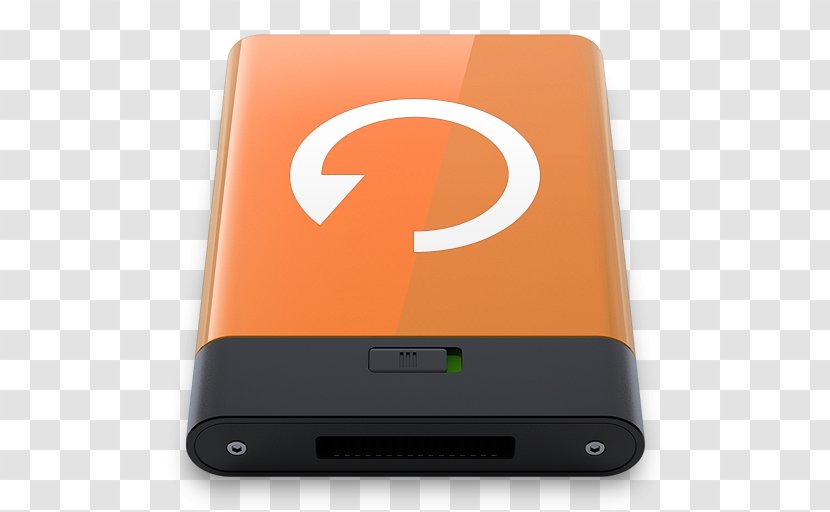 Electronic Device Gadget Multimedia - Google Drive - Orange Backup W Transparent PNG