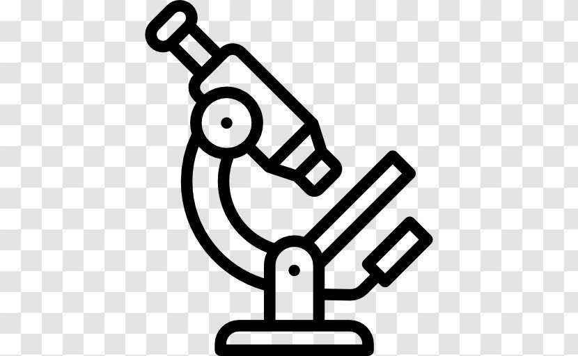 Microscope Service Research Information - Black And White - Symbol Transparent PNG
