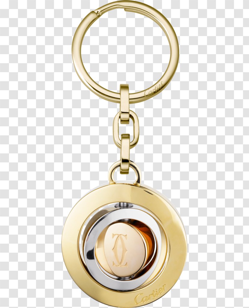 Key Chains Money Clip Cartier Jewellery Ring - Material - Golden Gift Transparent PNG