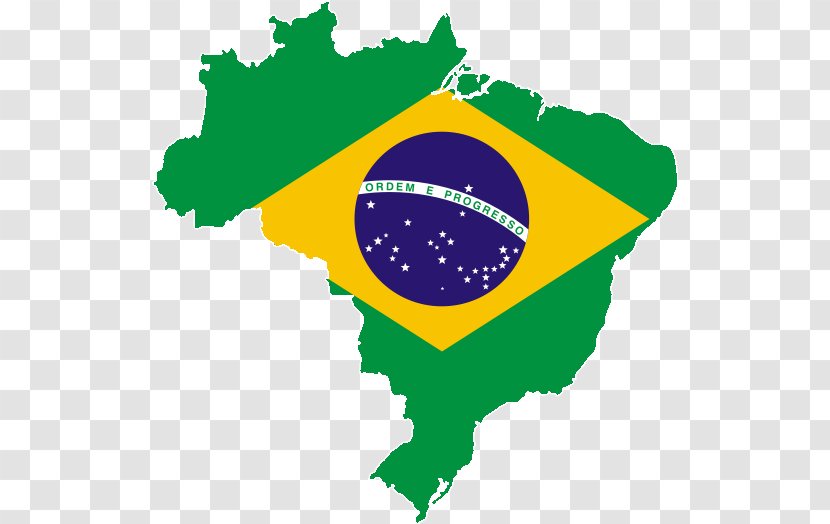 Flag Of Brazil Map National - Verde E Amarelo Transparent PNG