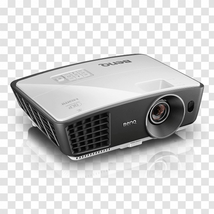 Multimedia Projectors BenQ W750 1280 X 720 DLP Projector - Hd Ready - 2500 ANSI Lumens Digital Light Processing Home Theater SystemsProjector Transparent PNG