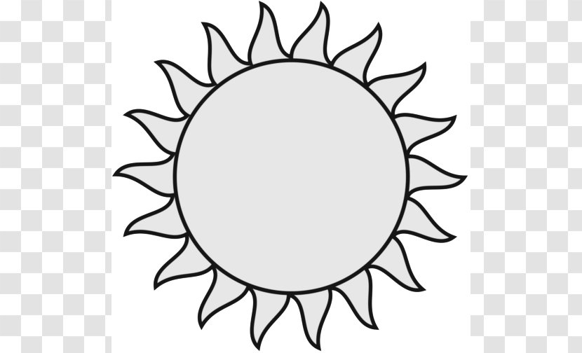 Black And White Clip Art - Sunlight - Sun Transparent PNG