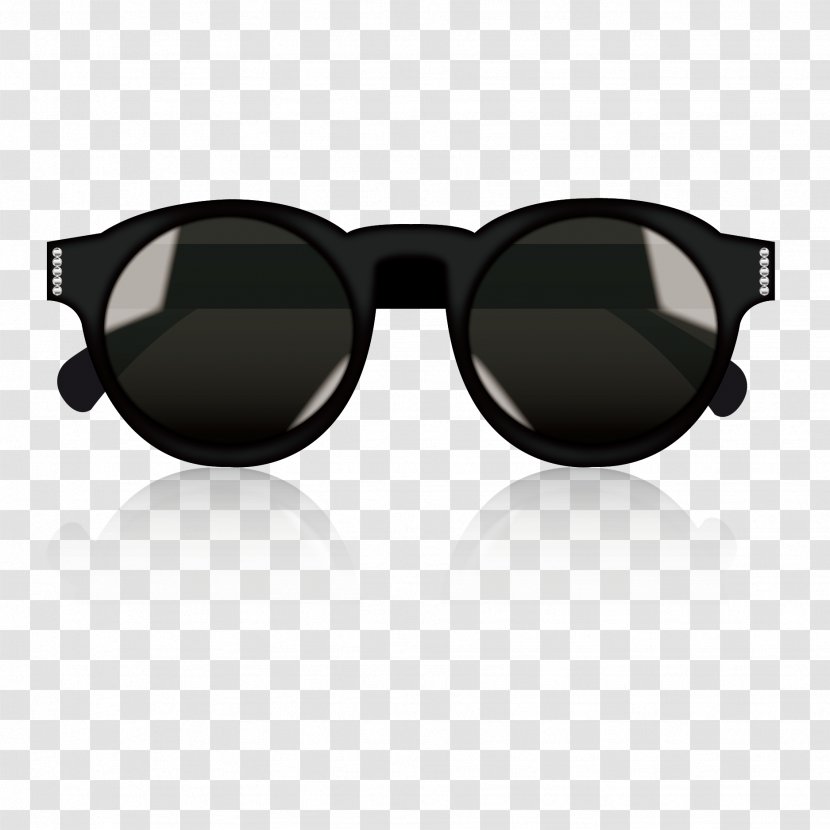 Goggles Sunglasses - Rectangle - Vector Transparent PNG