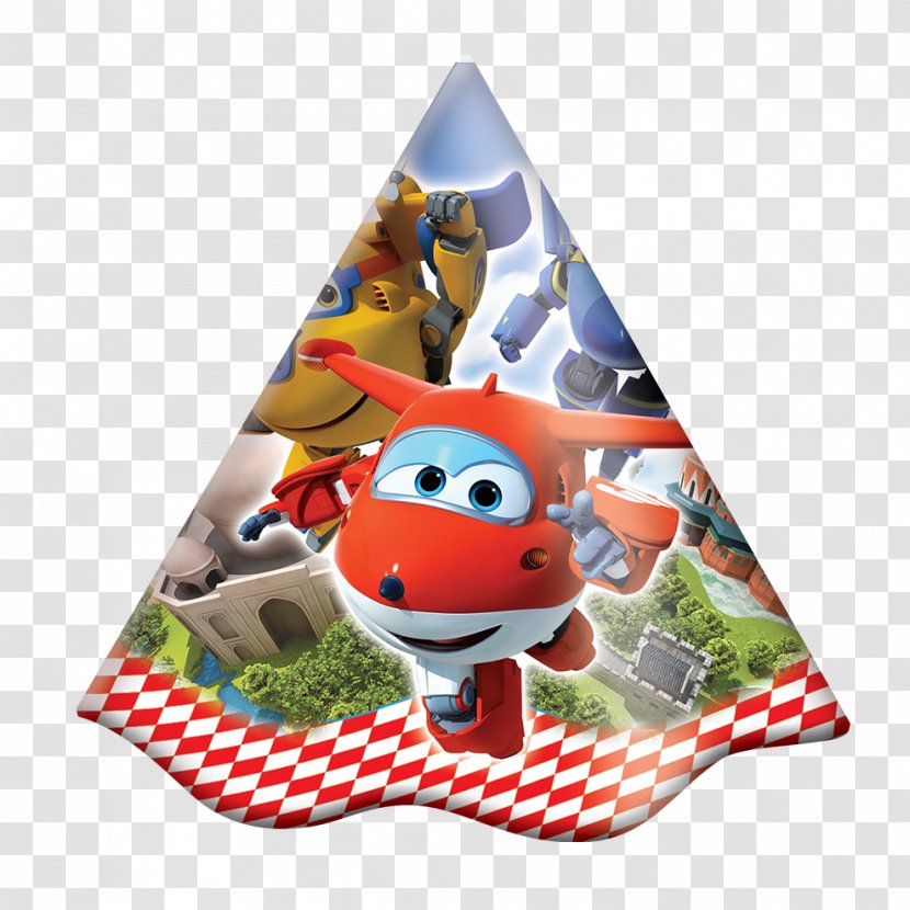 Party Hat Balloon Birthday - Super Wings Transparent PNG