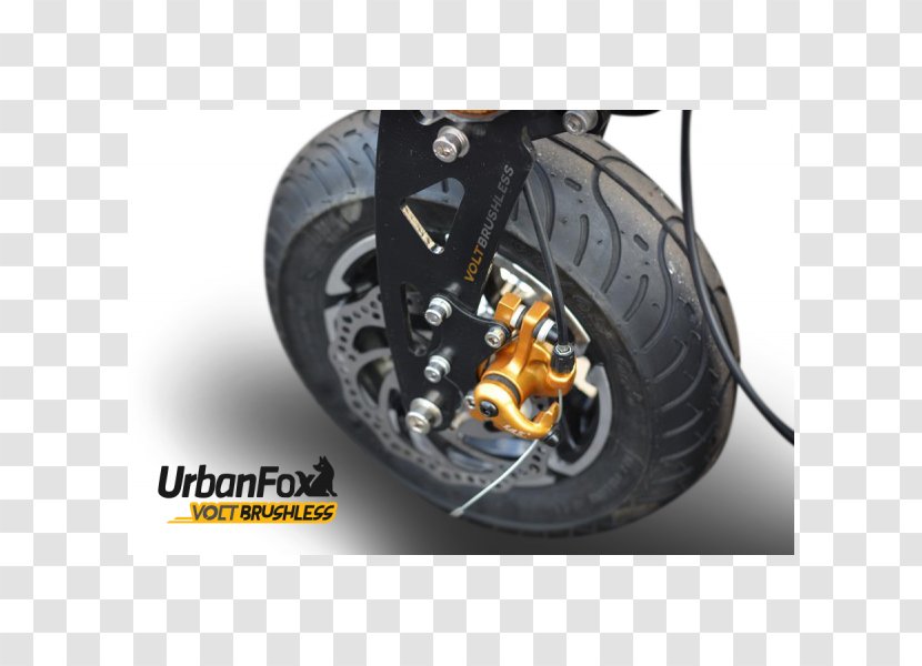 Electric Kick Scooter Vehicle Wheel Tire - Automotive Transparent PNG