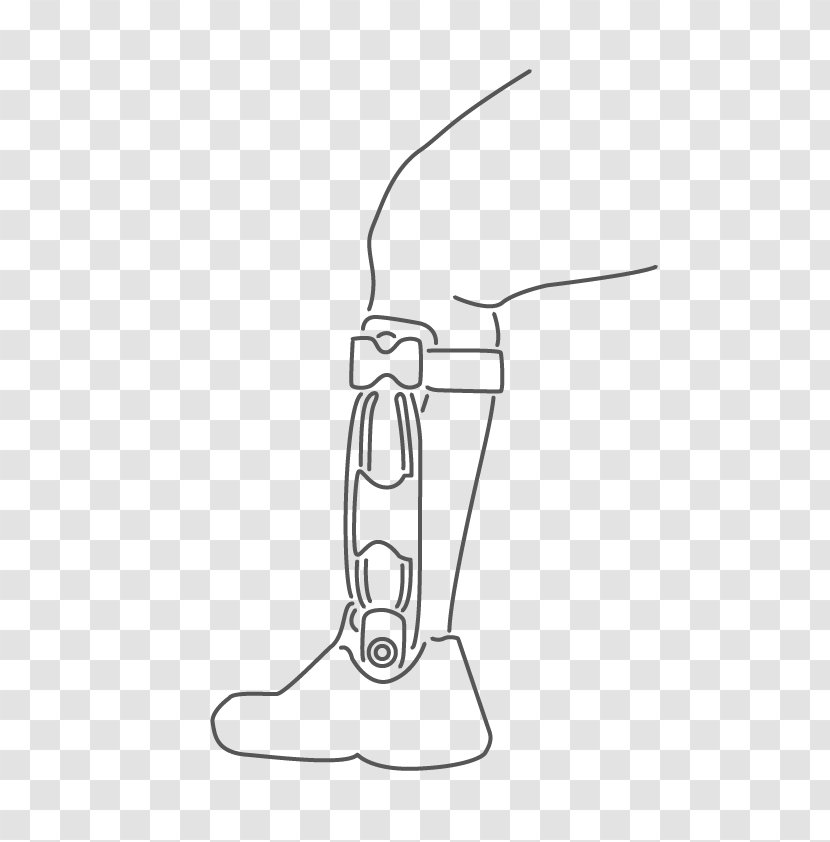 Line Art Drawing /m/02csf Cartoon - Shoe - Prosthetics Transparent PNG