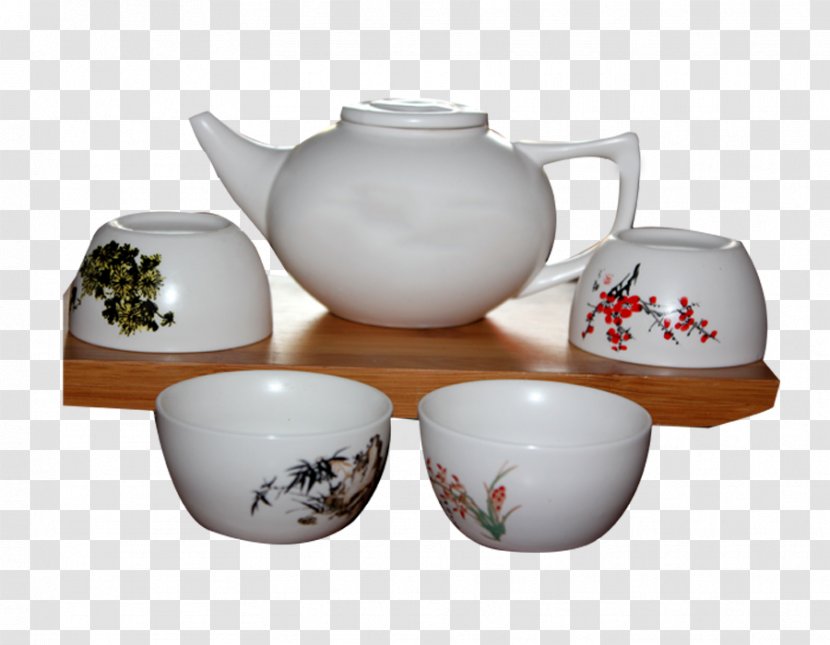 Teaware Jug Tea Culture - Porcelain - Set Transparent PNG
