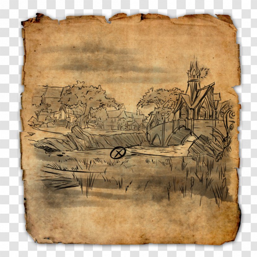 The Elder Scrolls Online Treasure Map Cyrodiil - Quest Transparent PNG