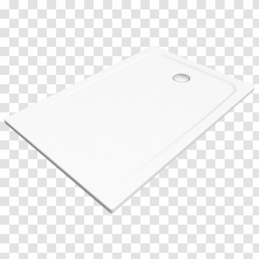 Rectangle Material Bathroom - White - Low Profile Transparent PNG