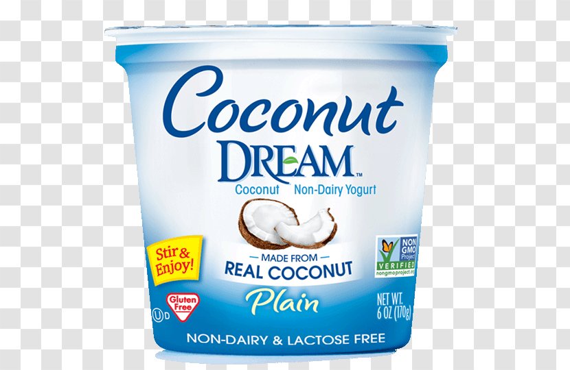 Milk Substitute Coconut Ice Cream Soy - Flavor - Yogurt Tub Transparent PNG