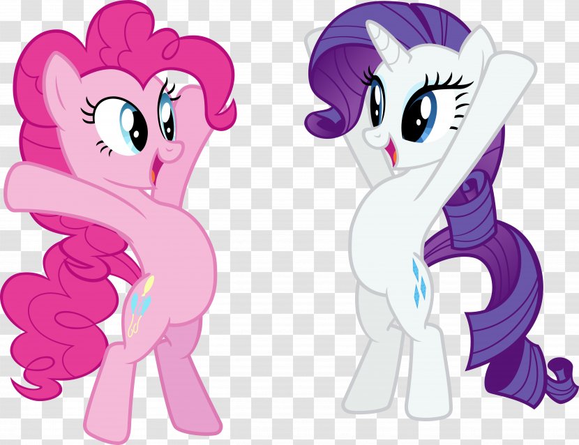 Pinkie Pie Twilight Sparkle Rarity Applejack Pony - Cartoon - Nuggets Vector Transparent PNG