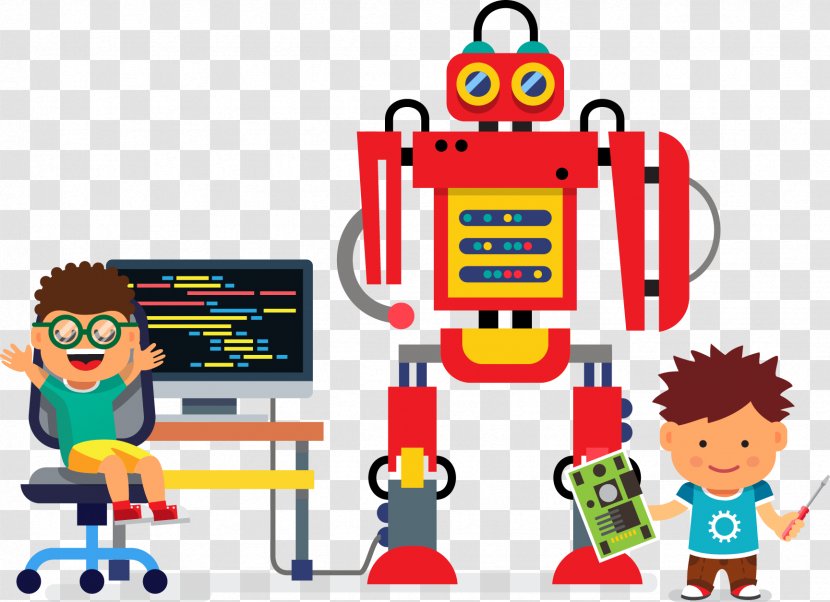 Child Engineering Computer Programming Clip Art - Toy - Robot Transparent PNG