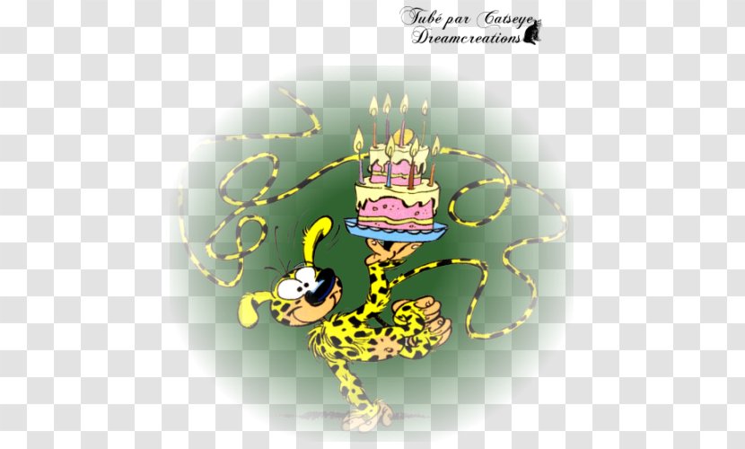 Birthday Cake Marsupilami Art - LUCKY LUKE Transparent PNG