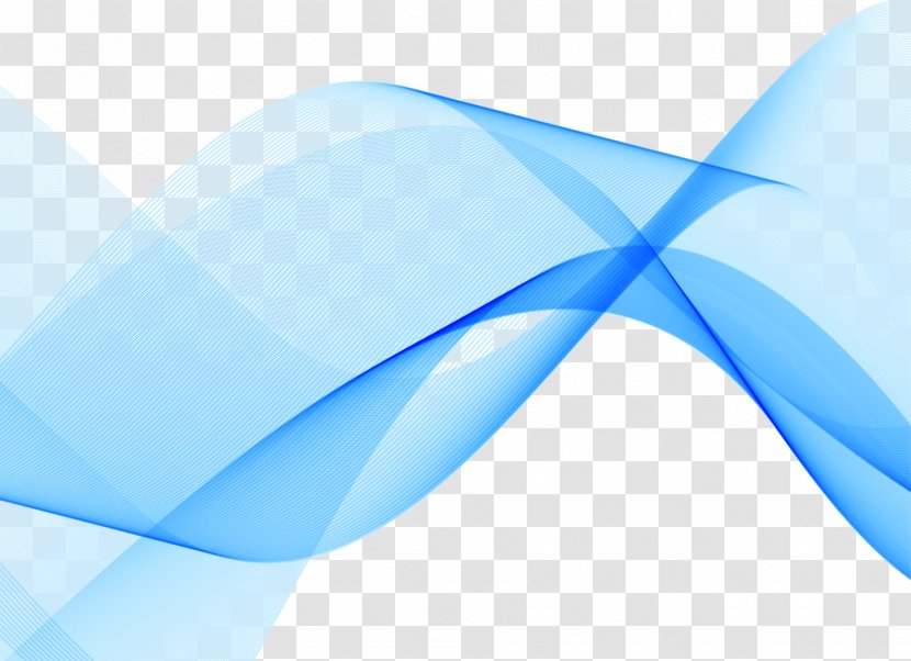 Blue Euclidean Vector - Pattern - Ribbon Background Transparent PNG