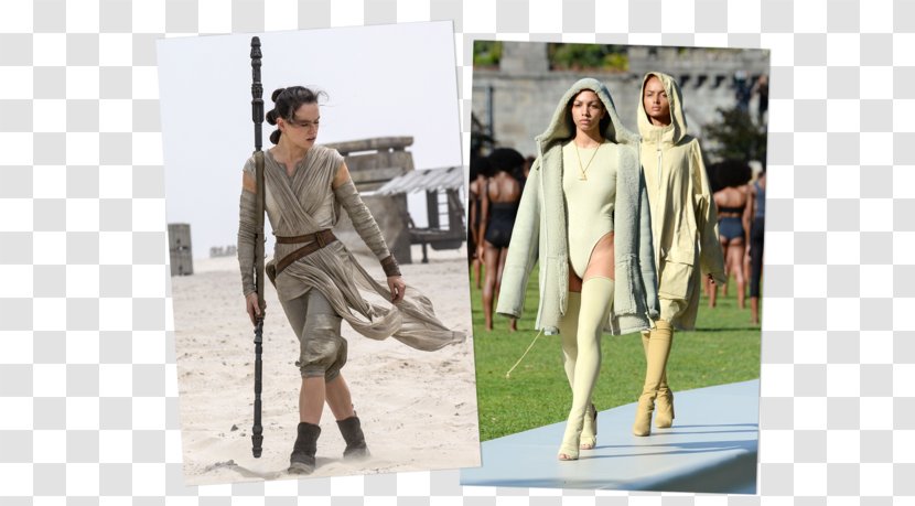 Rey Star Wars Luke Skywalker Kylo Ren Fashion - Shoulder - Runway Model Transparent PNG