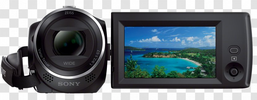 Sony Handycam HDR-CX440 HDR-CX405 Video Cameras HDR-CX240 - Display Device Transparent PNG