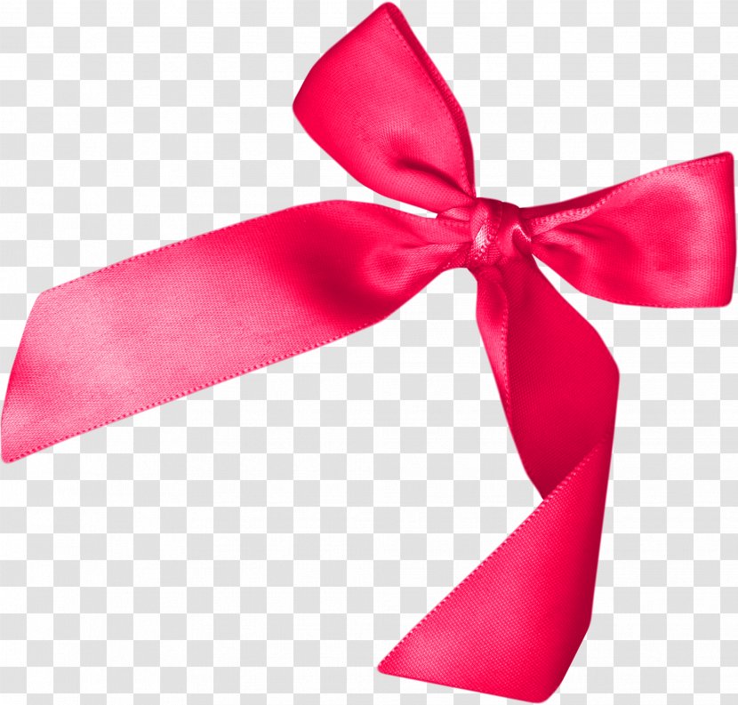 Shoelace Knot Pink Bow Tie - Color - Bowknot Transparent PNG