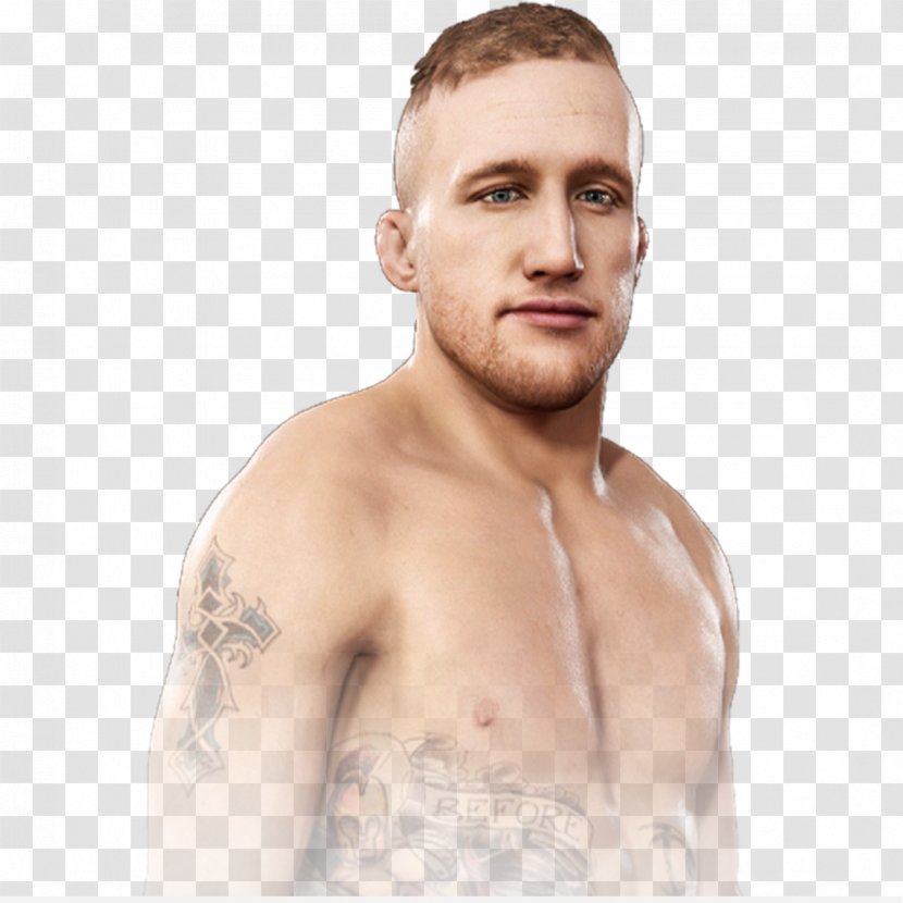 Justin Gaethje EA Sports UFC 3 Combat Strike Facial Hair - Watercolor - Frame Transparent PNG