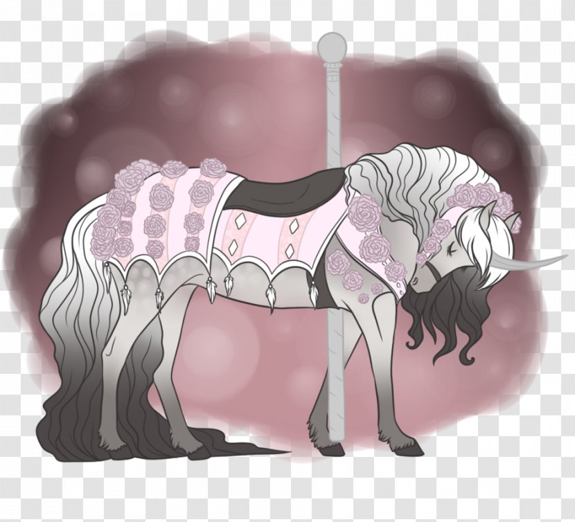 Horse Pig Cattle Cartoon - Pink M Transparent PNG