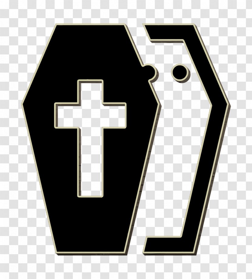 Casket Icon Coffin Halloween - Cross - Symbol Transparent PNG