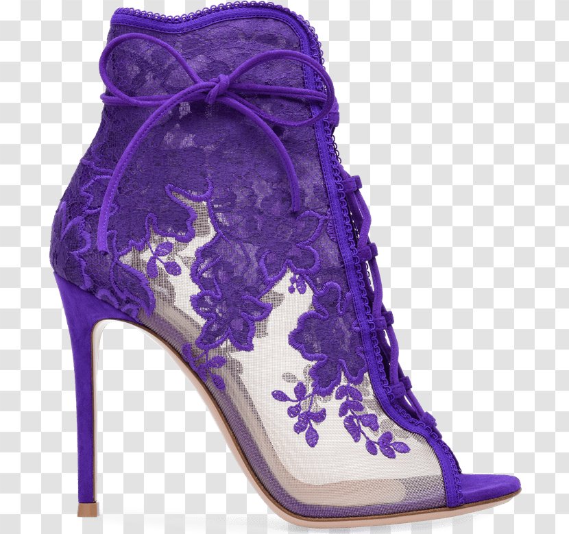 Court Shoe Boot High-heeled Sergio Rossi - Heart Transparent PNG
