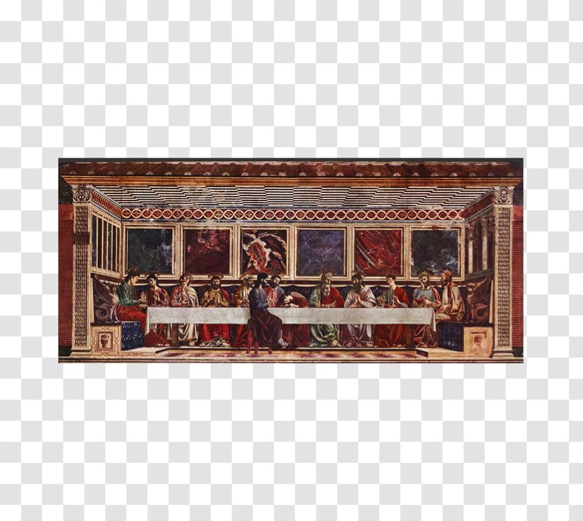Sant'Apollonia The Last Supper Baptism Of Christ Painting Transparent PNG