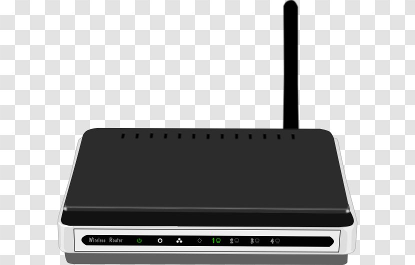 Cable Modem Router DSL Clip Art - Electronic Device - Free Wireless Cliparts Transparent PNG