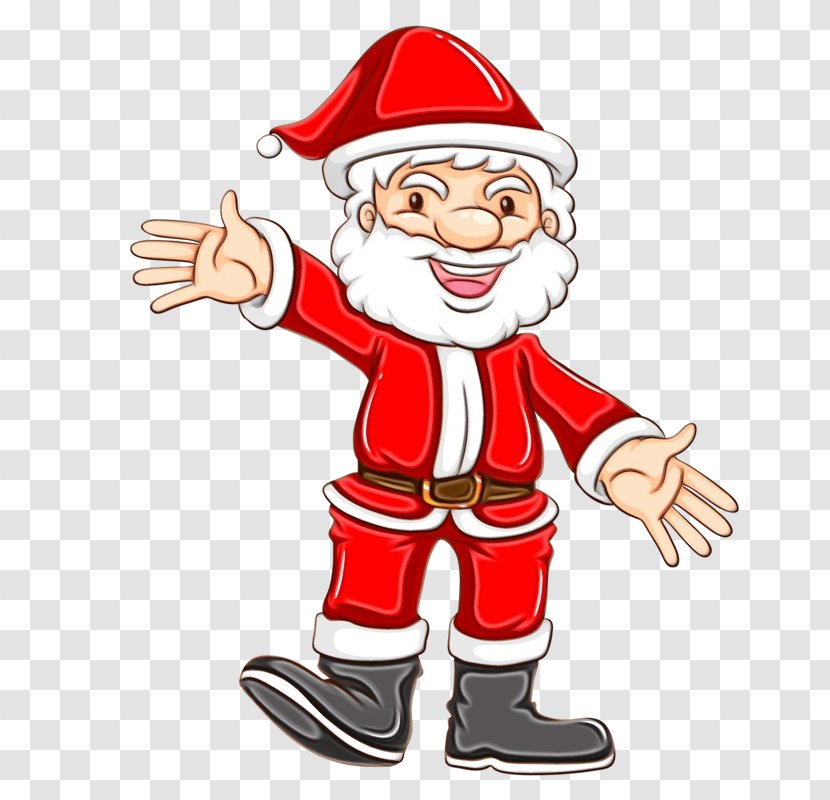 Santa Claus - Wet Ink - Christmas Pleased Transparent PNG