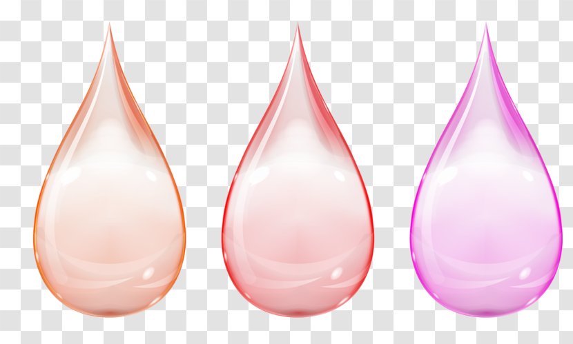 Liquid - Pink Water Drops Transparent PNG