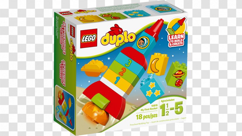 Hamleys Lego Duplo Toy Block LEGO 10815 DUPLO My First Rocket Transparent PNG