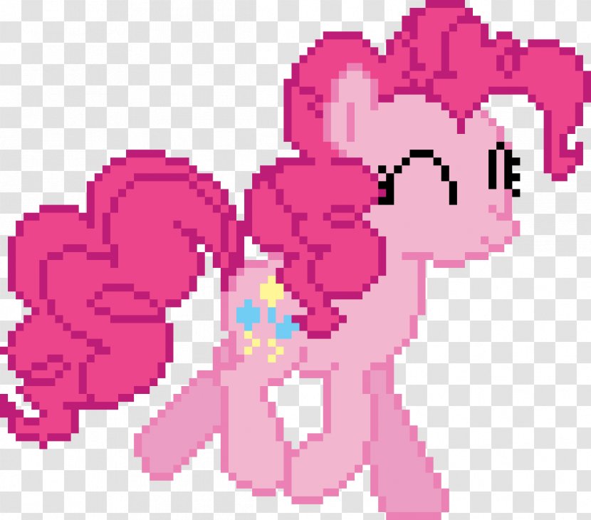 Pinkie Pie Rainbow Dash Pixel Art My Little Pony Clip - Frame Transparent PNG